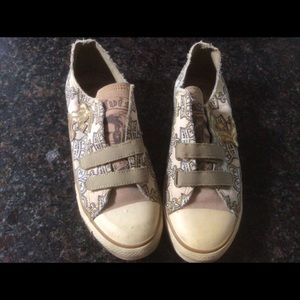 Elvis canvas shoes, size 10 womens, like new